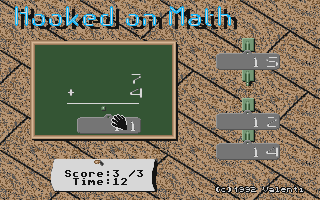 Hooked on Math atari screenshot